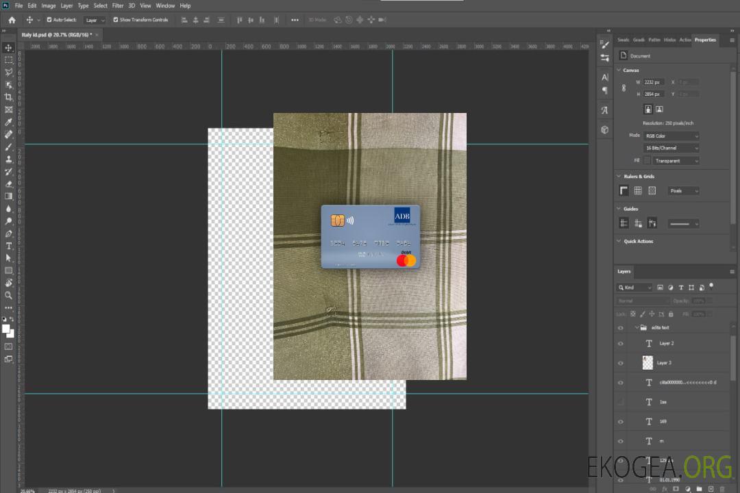 Îles Marshall ADB Bank mastercard photolook recto template Îles Marshall ADB Bank mastercard photolook recto template